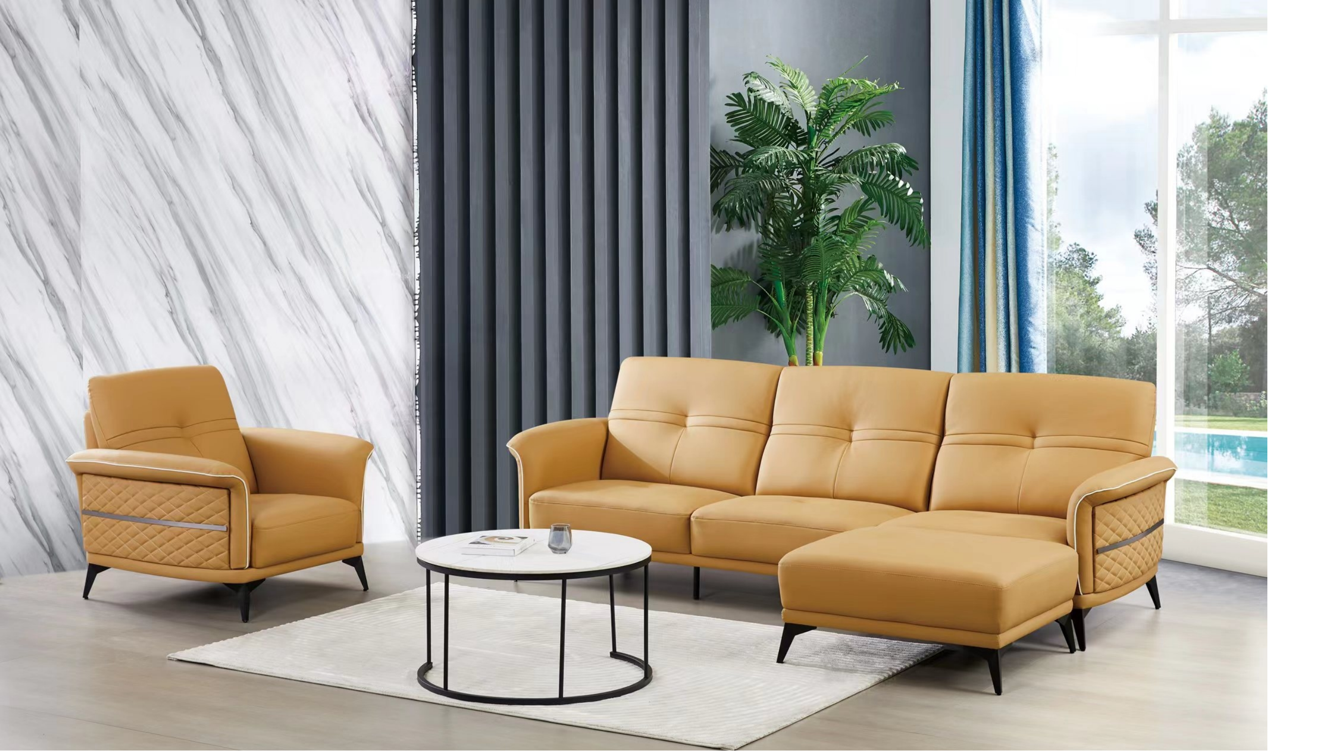 超纤皮沙发3+贵